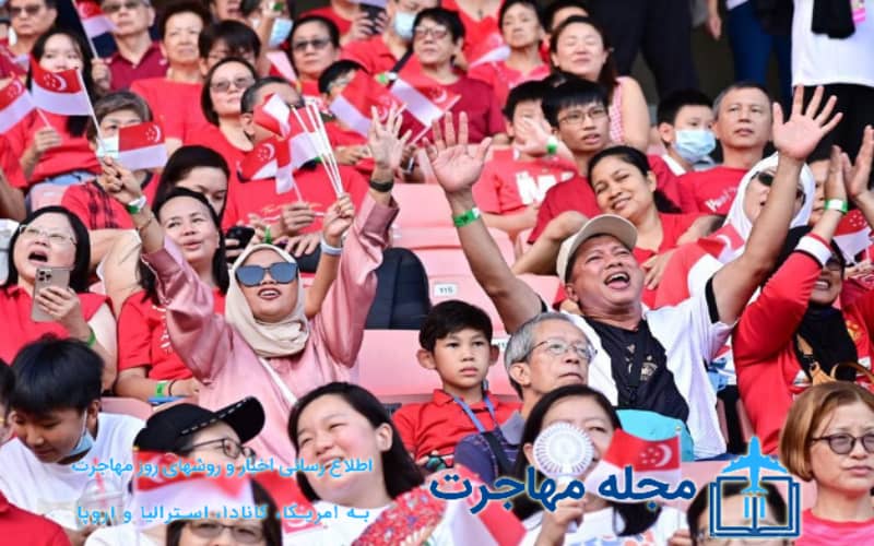 A picture of the Singaporean people