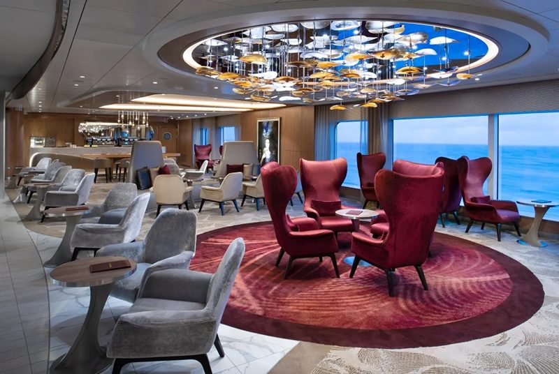 Cruise ship coffee shop, photo source: smh, photographer: unknown