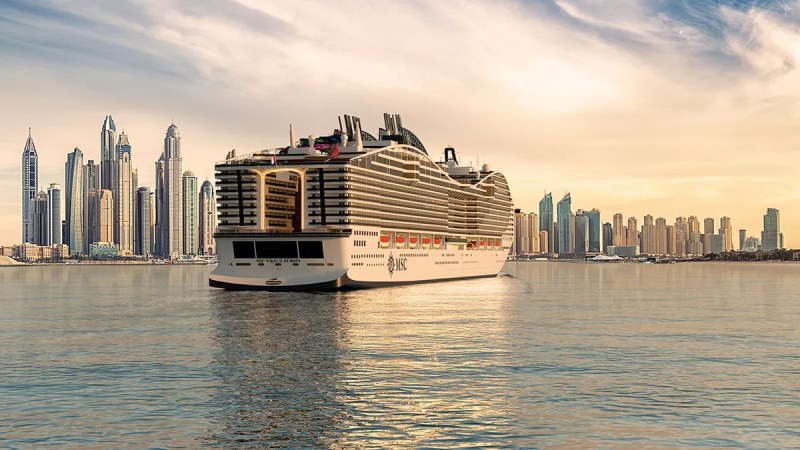 Cruise ship MSCWorldEuropa, photo source: travel age, photographer: unknown