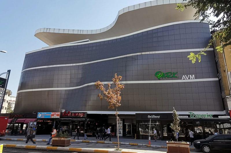 Exterior view of Park Mall in Van city