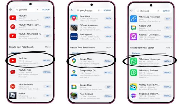 Direct installation of Google services on Huawei Pura 70