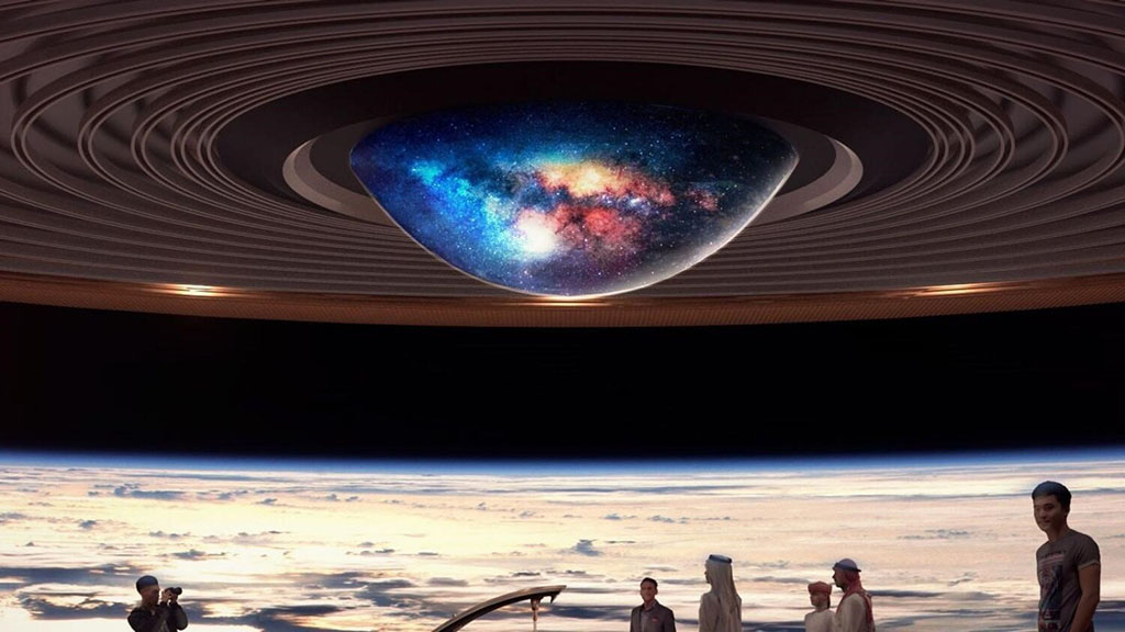 The fifth floor of the future museum of Dubai