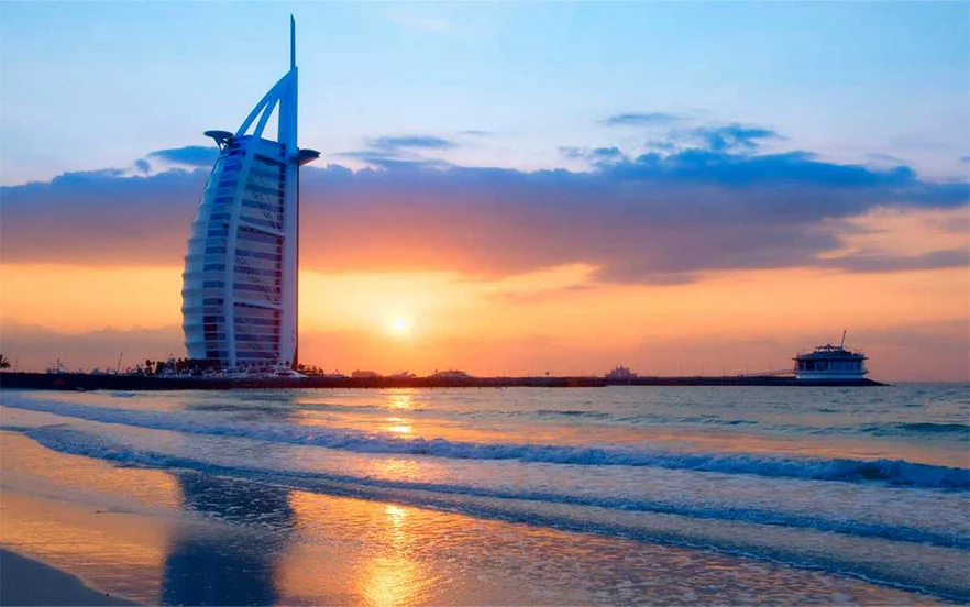 Burj al-Arab beach 