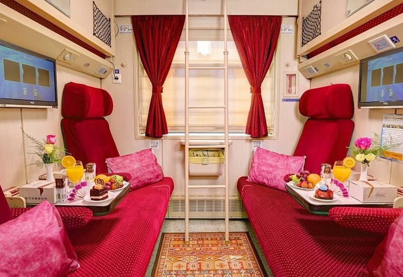 Four-bed coupe of the Ghazal train