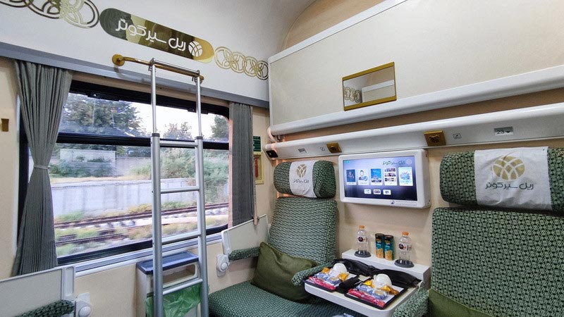 emerald train compartments; Photo source: railseir.blog; Photographer: Unknown