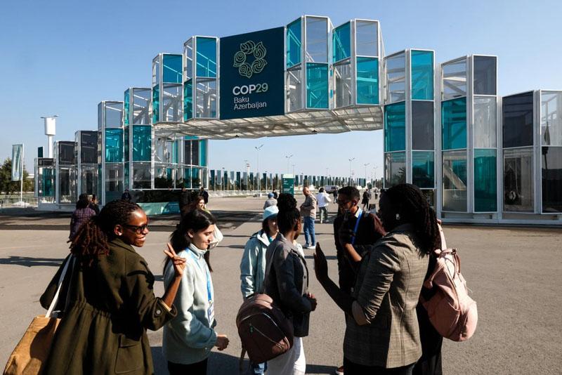 The arrival of delegates for the United Nations Climate Change Conference, Cup 29, which is scheduled to be held in Baku from November 11 to 22; Photographer: Anatoly Maltsev 