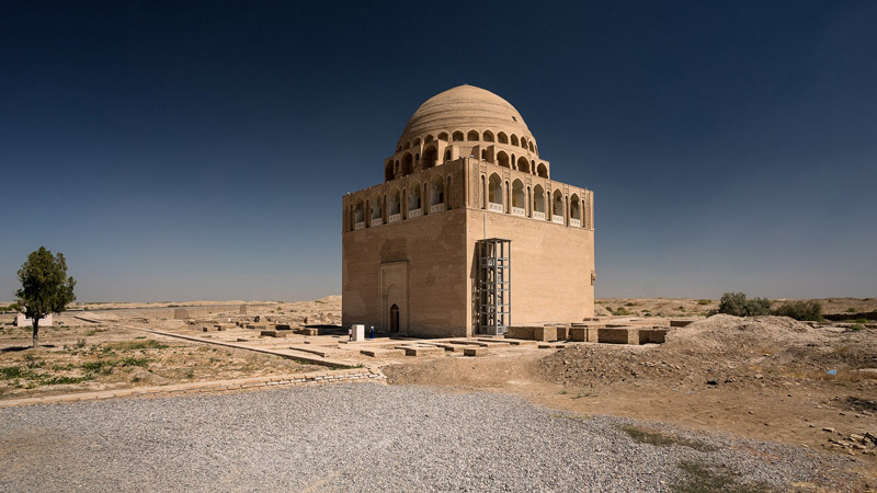 Mausoleum of Seljuk Sultan Sanjar; Photo Source: Islamic Architectural Heritage Database, Photographer: Unknown