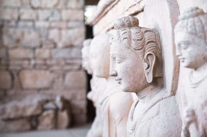 Buddha statues of the ancient city of Taxila; Photo Source: Hunza Guides Pakistan, Photographer: Unknown
