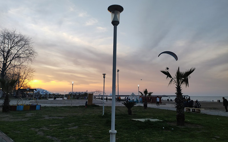 Anzali Free Zone beach, photo source: Google Map, photographer: Meisam Baekhtiar