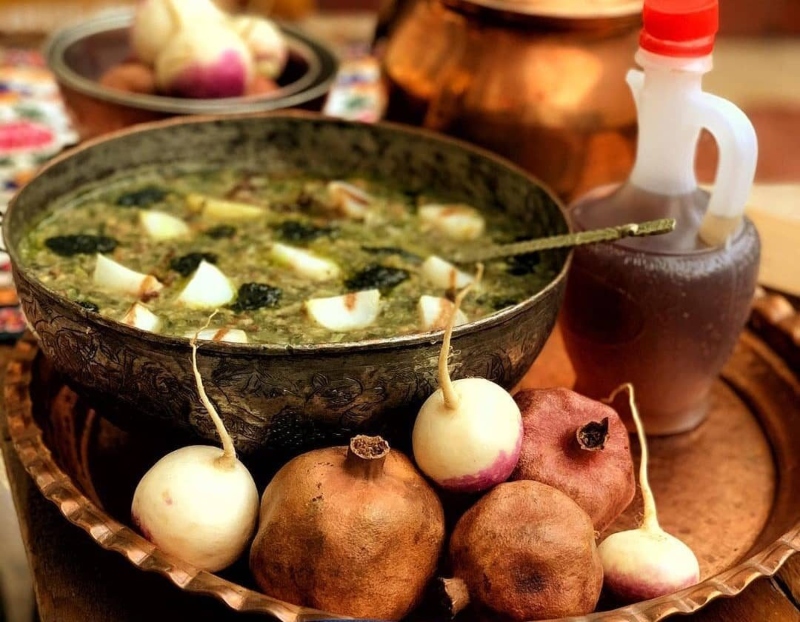 Yazd Shuli soup with vinegar; Photo source: tejaratemrouz.ir. Photographer: Unknown
