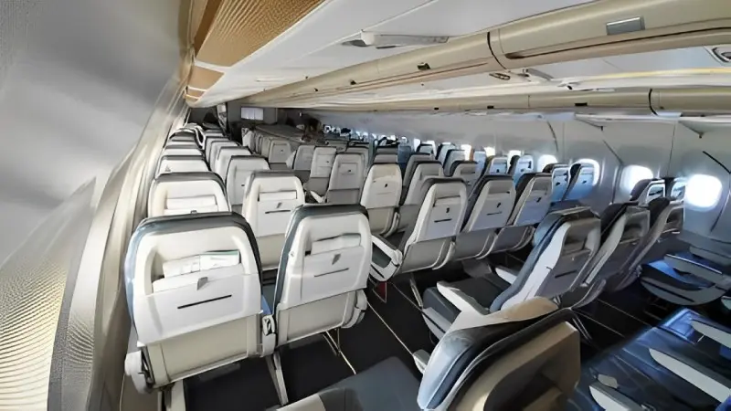 Mahan airline seats. Source: Google Map; Photographer: Alireza Akhli