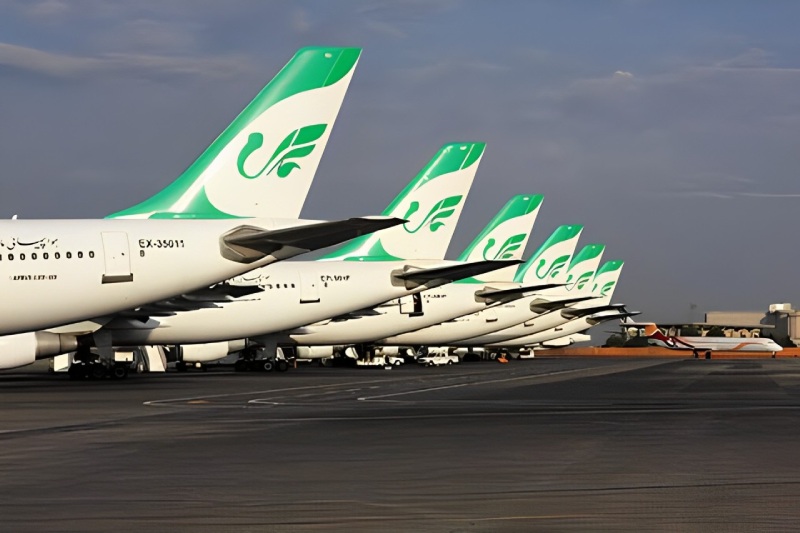 Air fleet of Mahan Airlines. Source: safiran8toos.com website. Photographer: Unknown