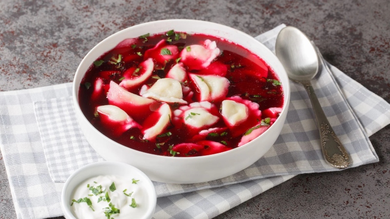 Barshch; Polish traditional soup; Photo source: eatclub.de. Photographer: Unknown