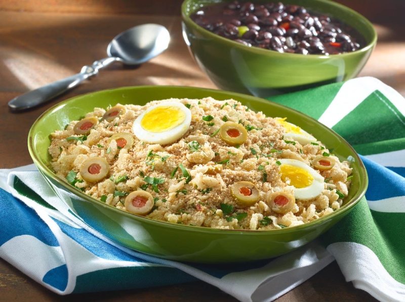 Farofa; Brazilian Christmas food; Photo source: goya.com. Photographer: Unknown