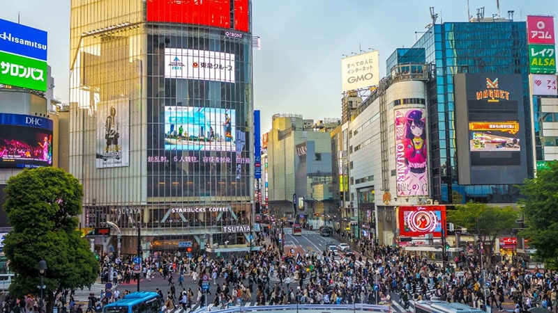 Features and attractions of Shibuya Crossroads