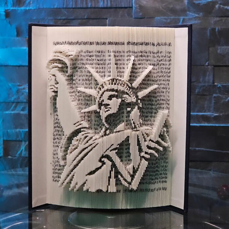 New York Statue of Liberty book statue
