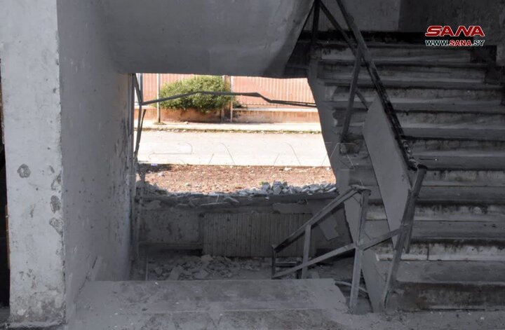 Martyrdom of four civilians in terrorist attack on Aleppo University + video and photos