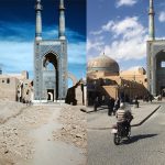 Changing the face of Yazd Jame Mosque Street