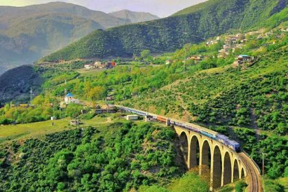 The most beautiful railway track in Iran