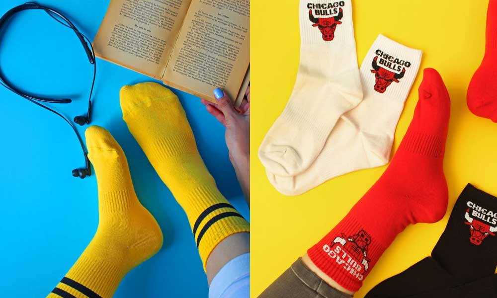 Cotton socks are made from natural fibers