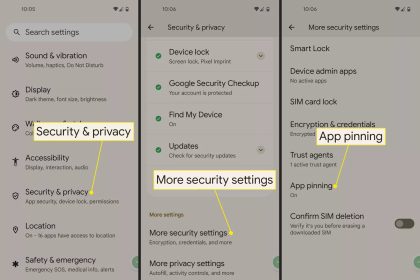Lock apps on Android