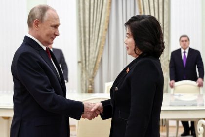 Putin's meeting with North Korea's foreign minister;