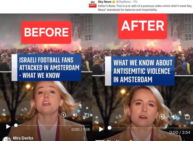 Support for Israel scandalized the British media