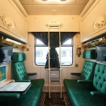 Iran train four-seater compartment; Photo source: ghatar.ir; Photographer: Unknown