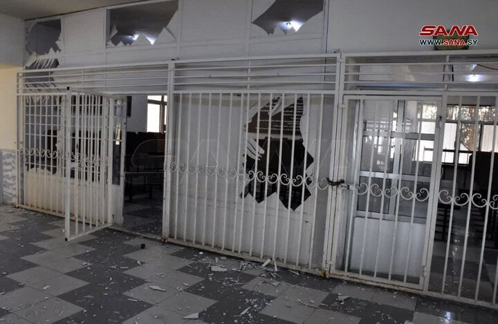 Martyrdom of four civilians in terrorist attack on Aleppo University + video and photos