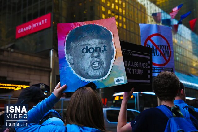 Video/ Americans protest against Trump