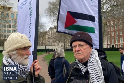 Video/ The anger of the British people over the arrest of a Jew for the crime of supporting Palestine