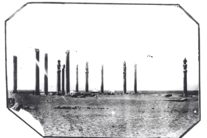 Persepolis in the Qajar period, photo from the Golestan Palace album
