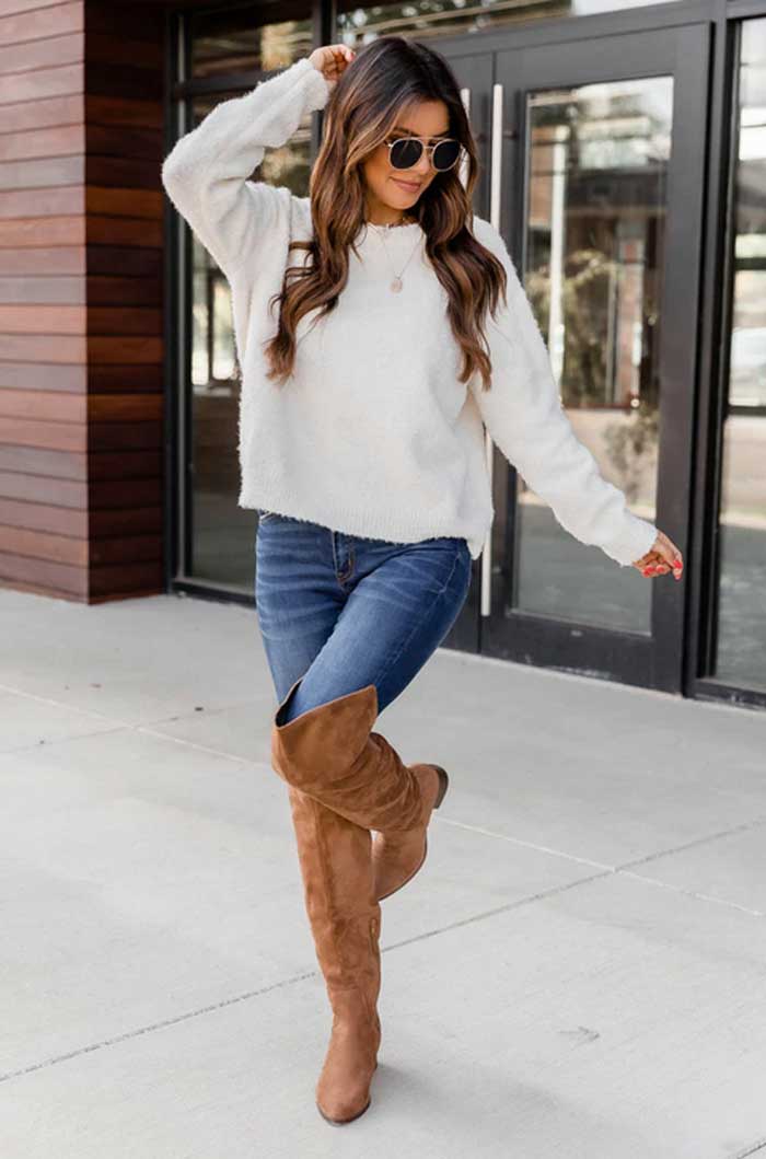 What do you pair long boots with?