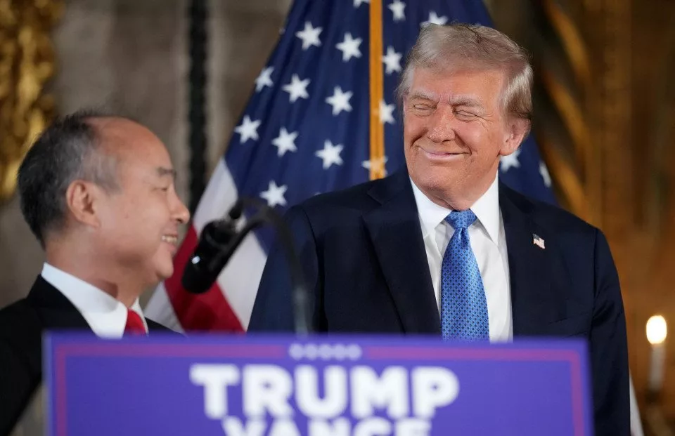 CEO of Softbank and Trump