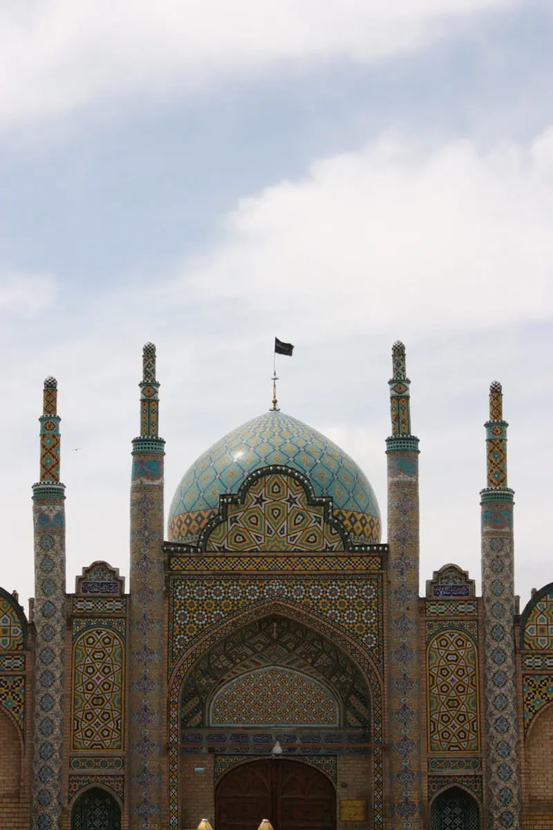 The dome and rampart of Imamzadeh Prince Hossein Qazvin