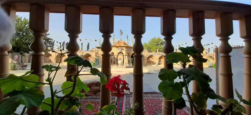 Imamzadeh Prince Hossein Qazvin courtyard