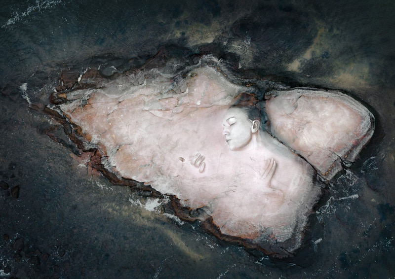 David Poppa's painting with the theme of leaving nature