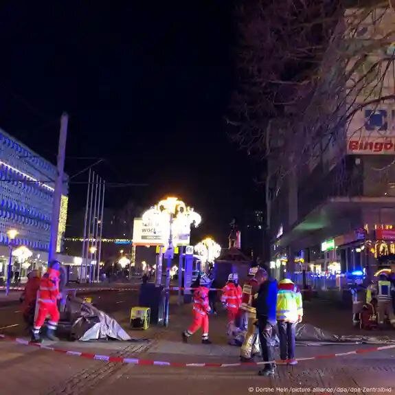 One person was killed when a car collided with a Christmas market in Germany
