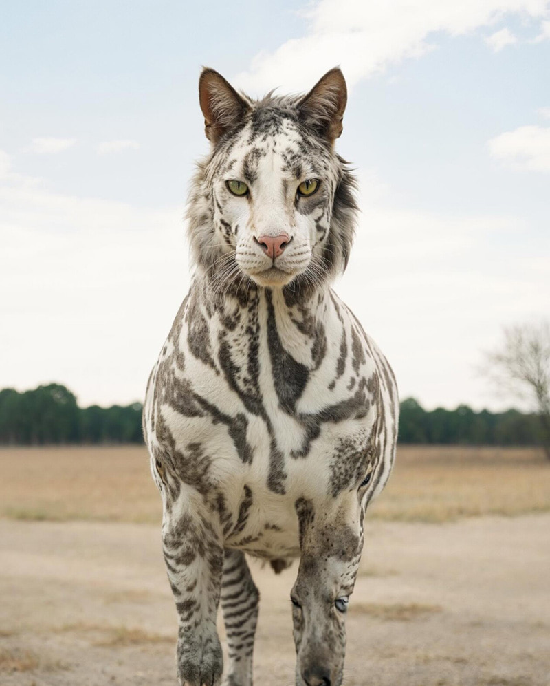 The combination of cat and donkey grave=