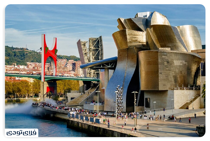 Sights of Bilbao, Spain