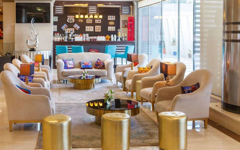 Iran Kish hotel coffee shop