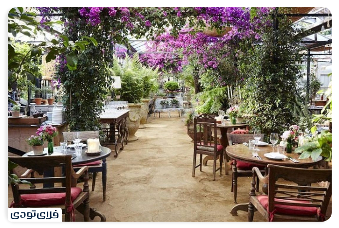 The best restaurant garden in Tehran