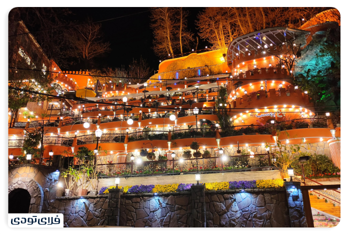Garden of restaurants in East Tehran
