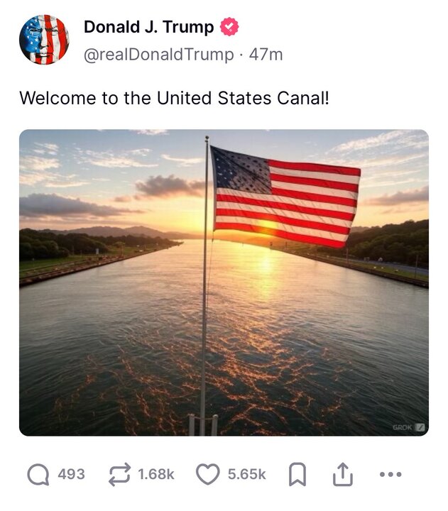 The reaction of the President of Panama to Trump's threat: Every part of the Panama Canal belongs to us