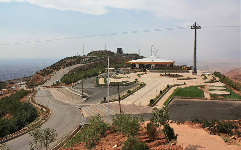 Mount Ainali tourist area of ​​Tabriz, photo source: Google Map, photographer: Samane mk