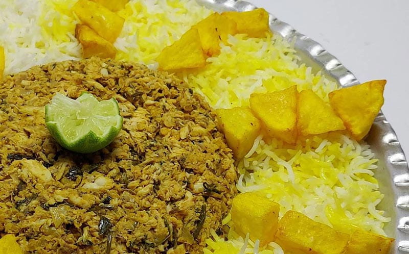 Shark pudding with rice and potatoes, photo source: East Sea Magazine, photographer: unknown