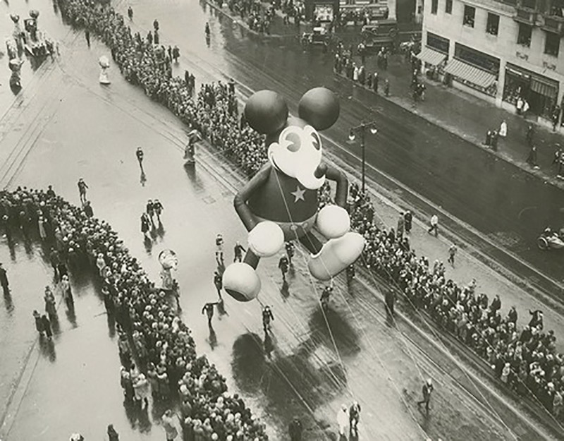 Mickey Mouse Balloons in the Thanksgiving Day Parade  