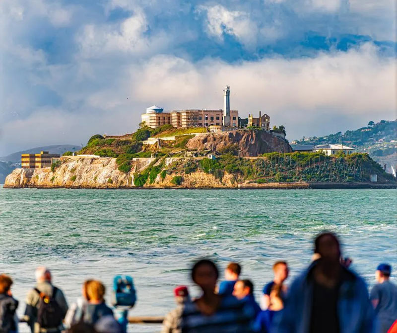 Alcatraz prison in San Francisco Bay; Photo Source: Forbes, Photographer: Unknown