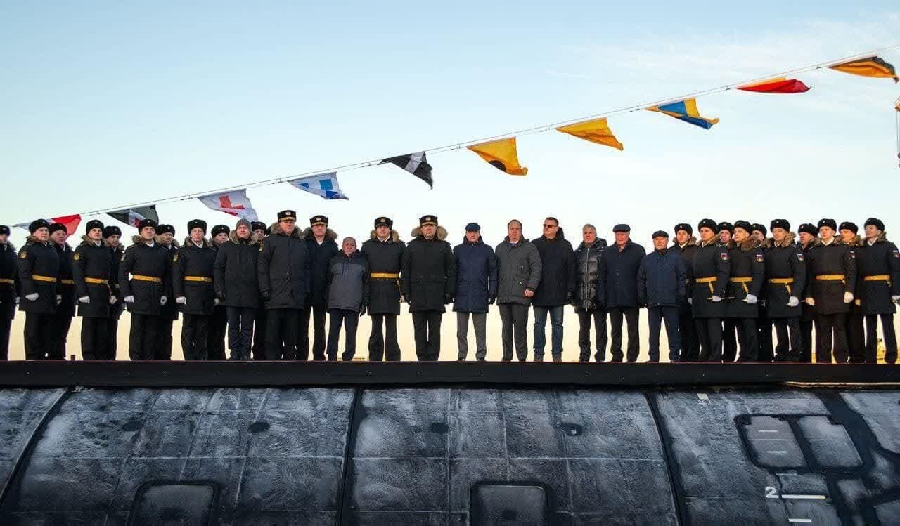 Delivery of a new nuclear submarine to the Russian Navy + photo