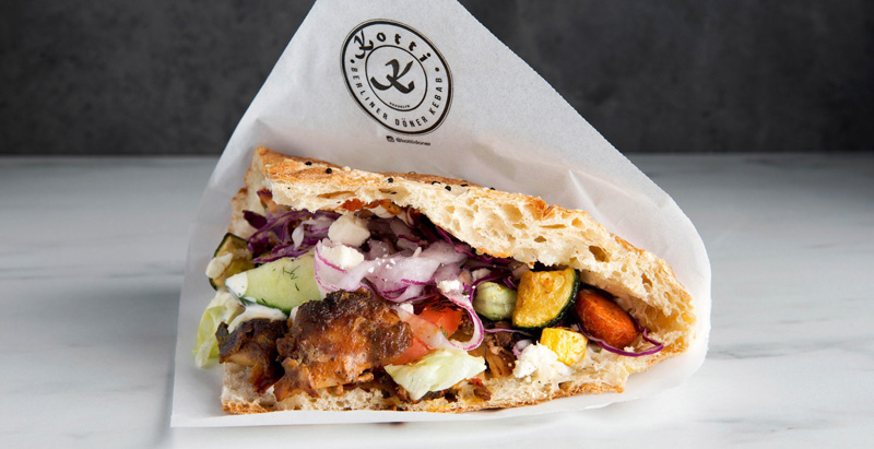 Doner kebab German meat and vegetables; Photo source: downtownbrooklyn.com; Photographer: Unknown